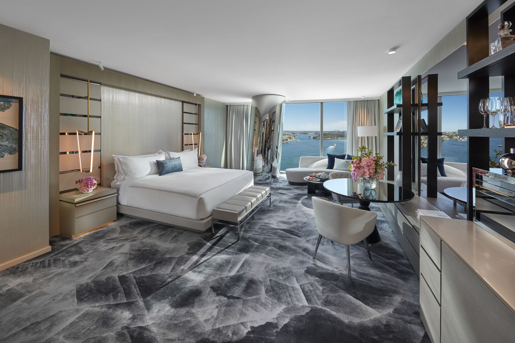 Crown Sydney Hotels deluxe king room
